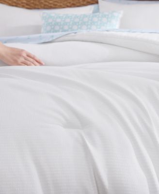 Tommy Bahama Seersucker Solid 8-Pc. Comforter Set, Queen