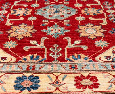 Bashian One Of A Kind Fine Kazak 640372 Rug Collection In Brown