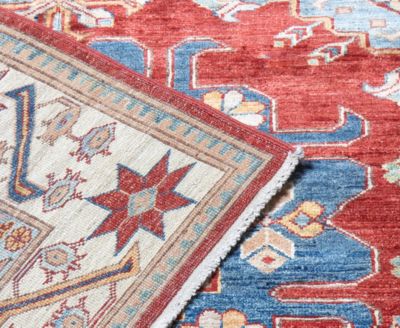 Bashian One Of A Kind Fine Kazak 640460 Rug Collection In Brown