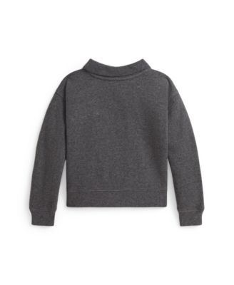 Girls 2T-6X Logo Fleece Polo Sweatshirt