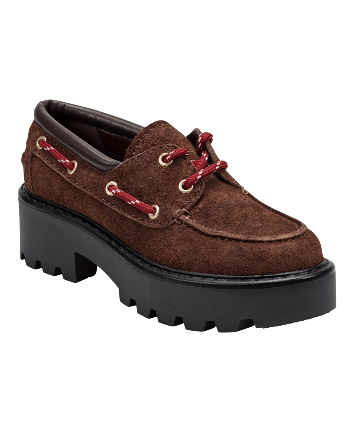 Marc Fisher Ltd Peyten Lug Sole Loafer In Brown