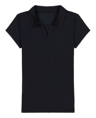 Big Girls Uniform Short Sleeve Performance Knit Polo Top