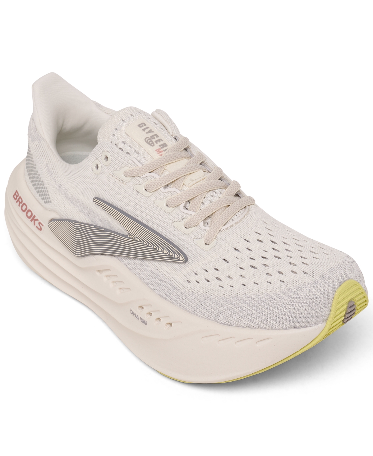 Women's Glycerin Max Running Sneakers from Finish Line - Coconut,Alloy