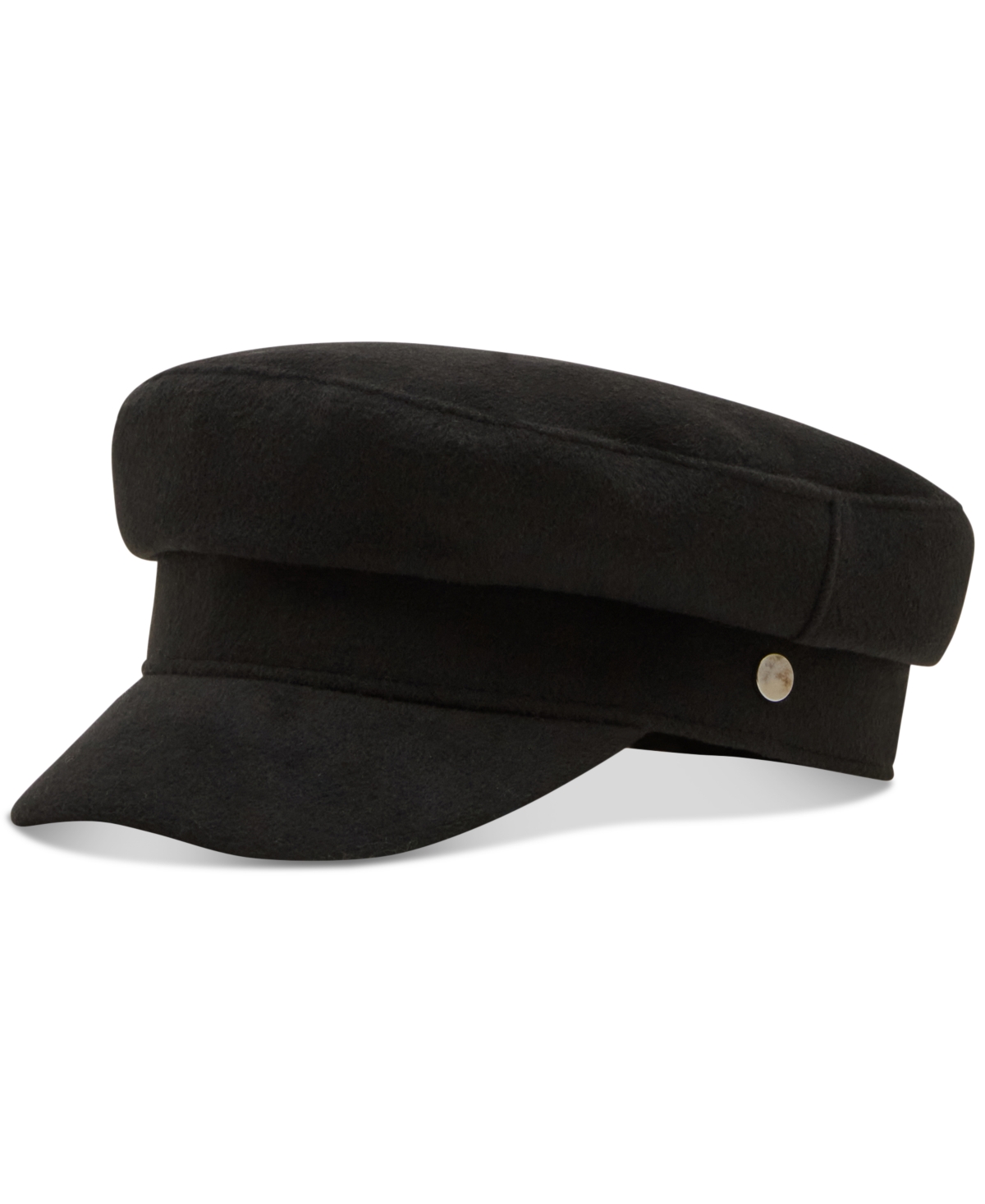 Steve Madden Preppy Baker Boy Hat In Black