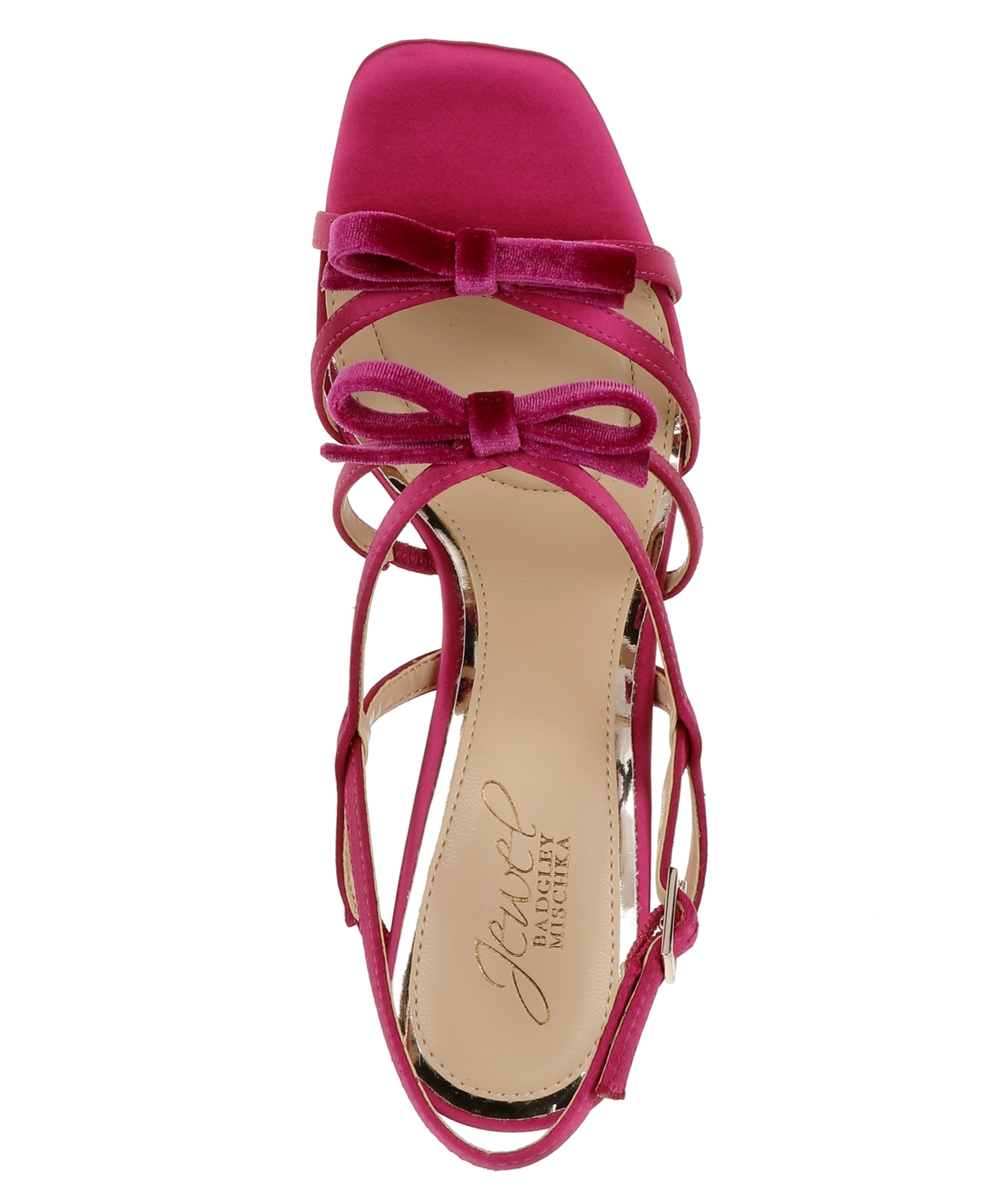Jewel Badgley Mischka Women's Eliza Bow Evening Sandals In Pink