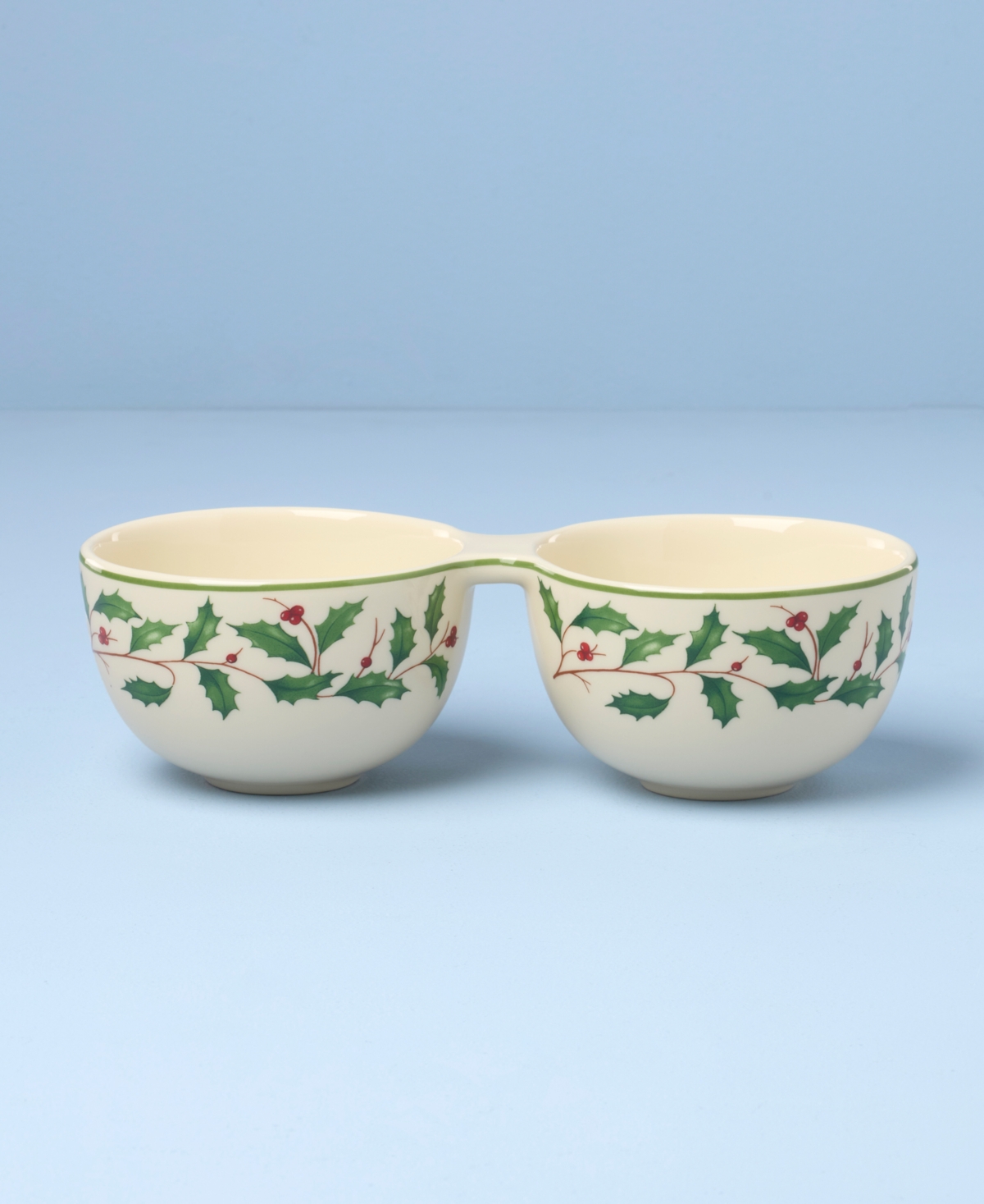 Lenox Holiday Double Bowl