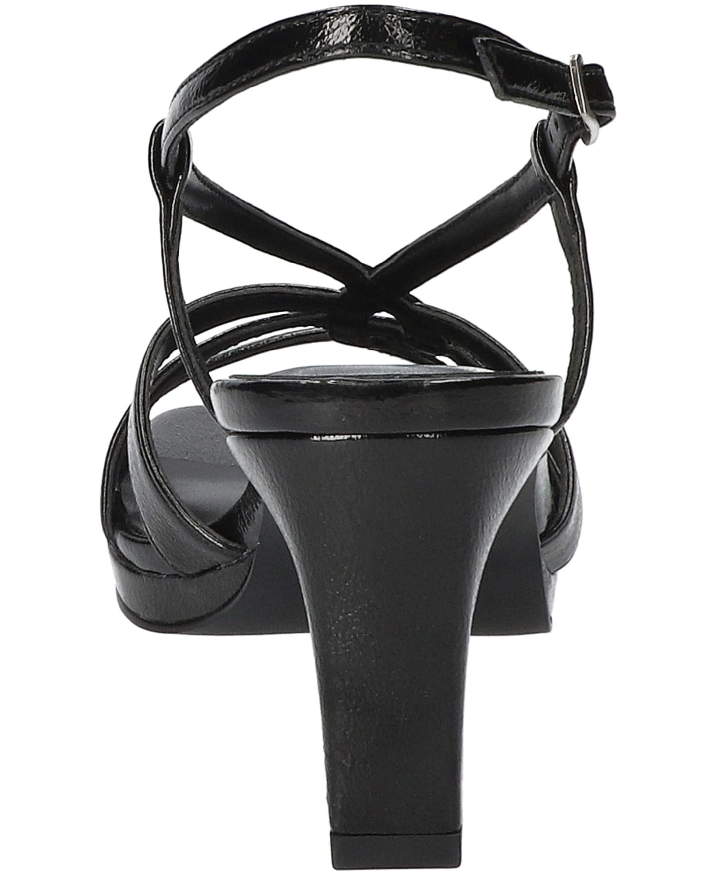 Женские сандалии Easy Street Valorie Sqaure Toe Platform, цвет: Чёрный, вариант 1 — фото 3