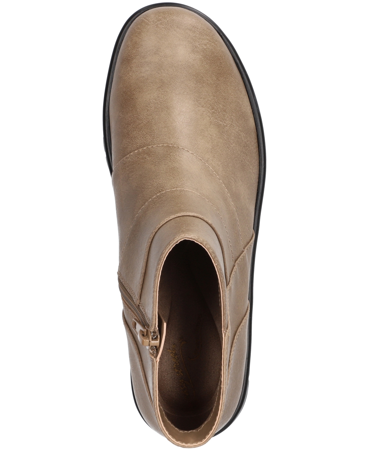 Easy Street Rayleen Wedge Bootie In Brown