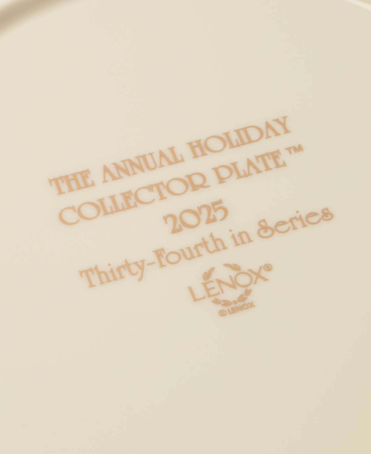 Lenox 2025 Annual Holiday Plate