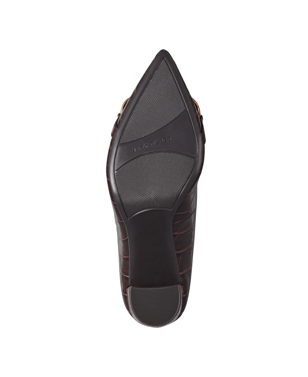 Marc Fisher Women's Gruff Bit High Block Heel Pumps In Brown