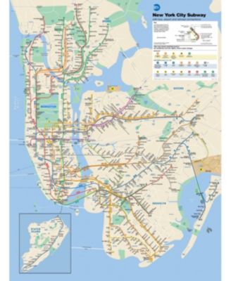 New York Subway Map 500 Piece Puzzle