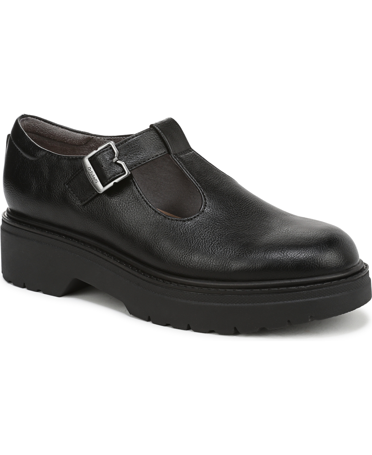 Dr. Scholl's Women's Bring It-jane Platform Mary Jane Shoes In Black