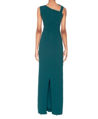 Women's Asymmetric Scuba Crepe Gown