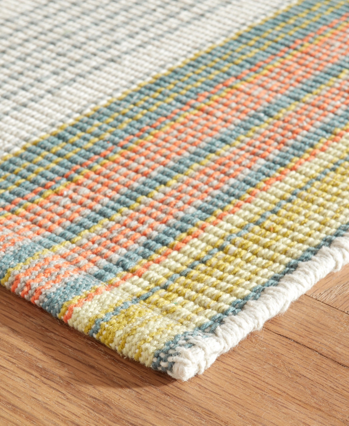 Dash And Albert Rugs By Annie Selke Sloane Stripe Da2027 5'x8' Area Rug In Multi