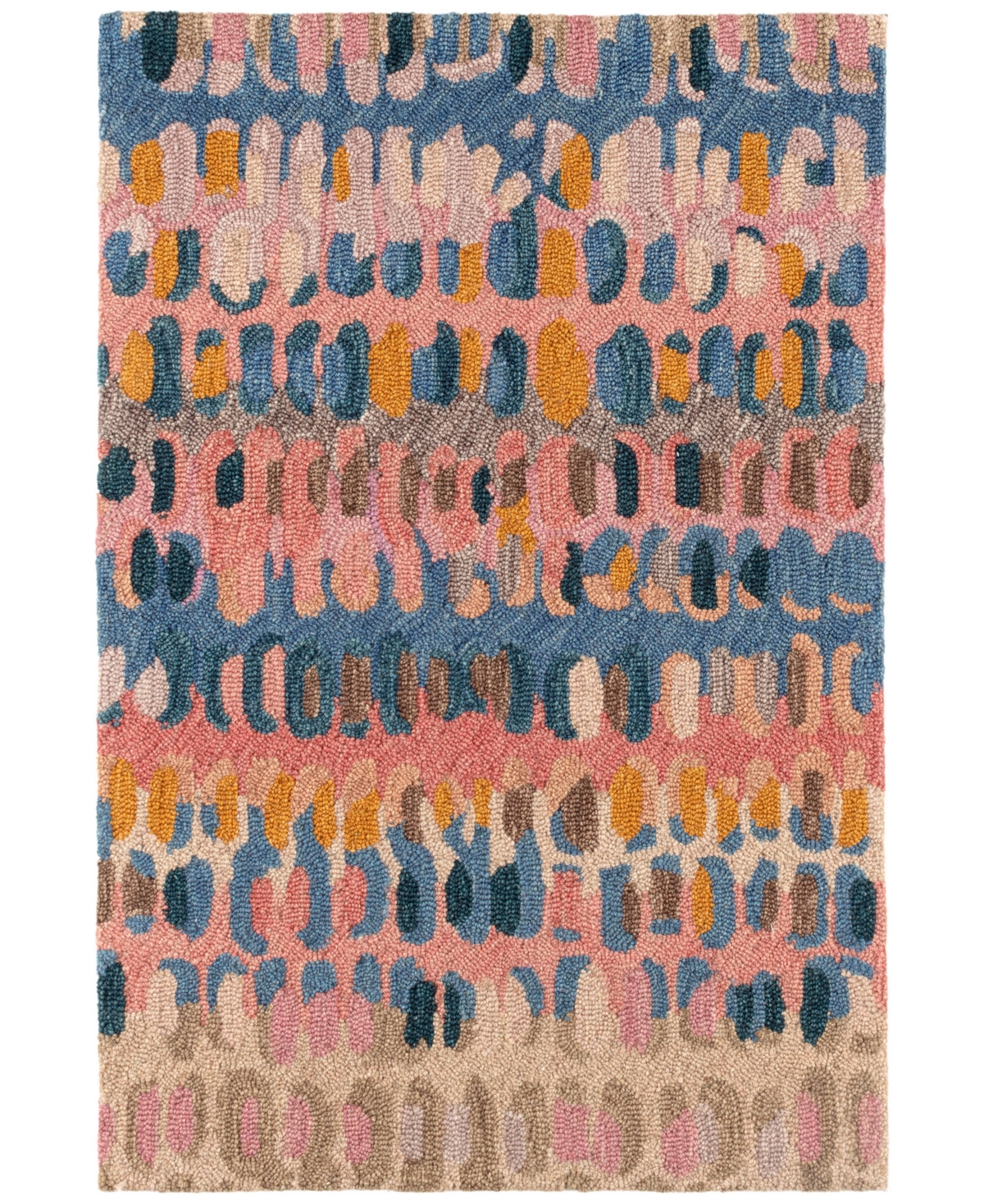 Dash And Albert Rugs By Annie Selke Paint Chip Wool Da1832 6'x9' Area Rug In Multi