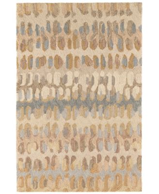 Dash and Albert Rugs by Annie Selke - Paint Chip Wool DA1829 6'x9' Area Rug