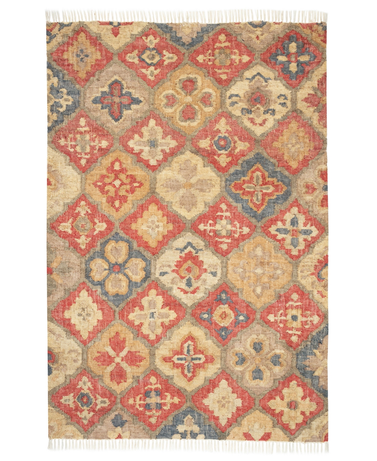 Dash And Albert Rugs By Annie Selke Pali Jute Da877 6'x9' Area Rug In Multi