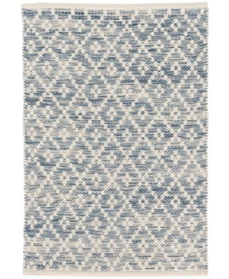 Dash and Albert Rugs by Annie Selke - Melange Diamond Cotton DA887 4'x6' Area Rug