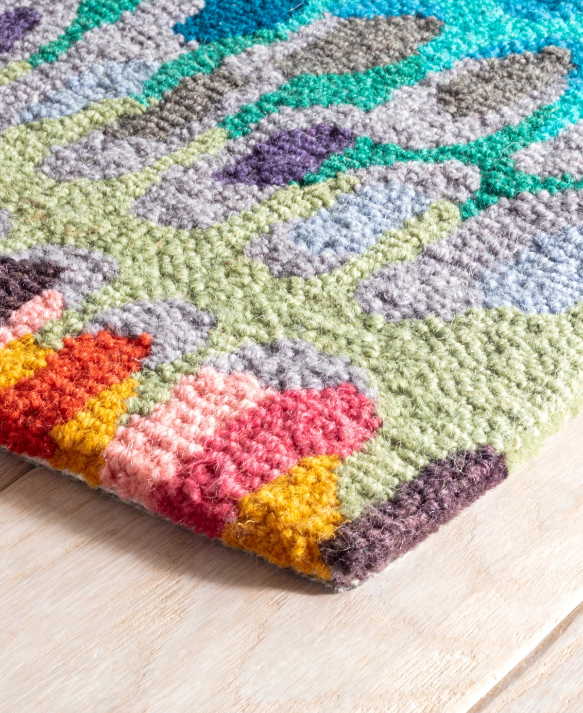 Dash And Albert Rugs By Annie Selke Paint Chip Wool Da552 4'x6' Area Rug In Multi