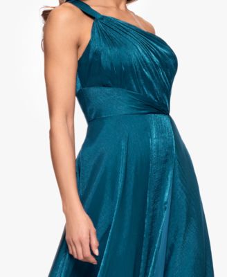 Women's One-Shoulder Organza Ball Gown