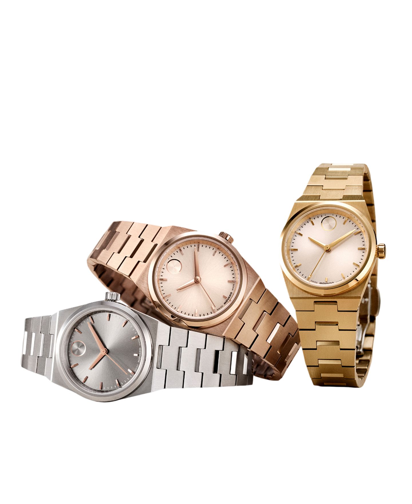 Женские часы Movado Bold Quest Mini Swiss Quartz Stainless-Steel Watch, 28mm — фото 7