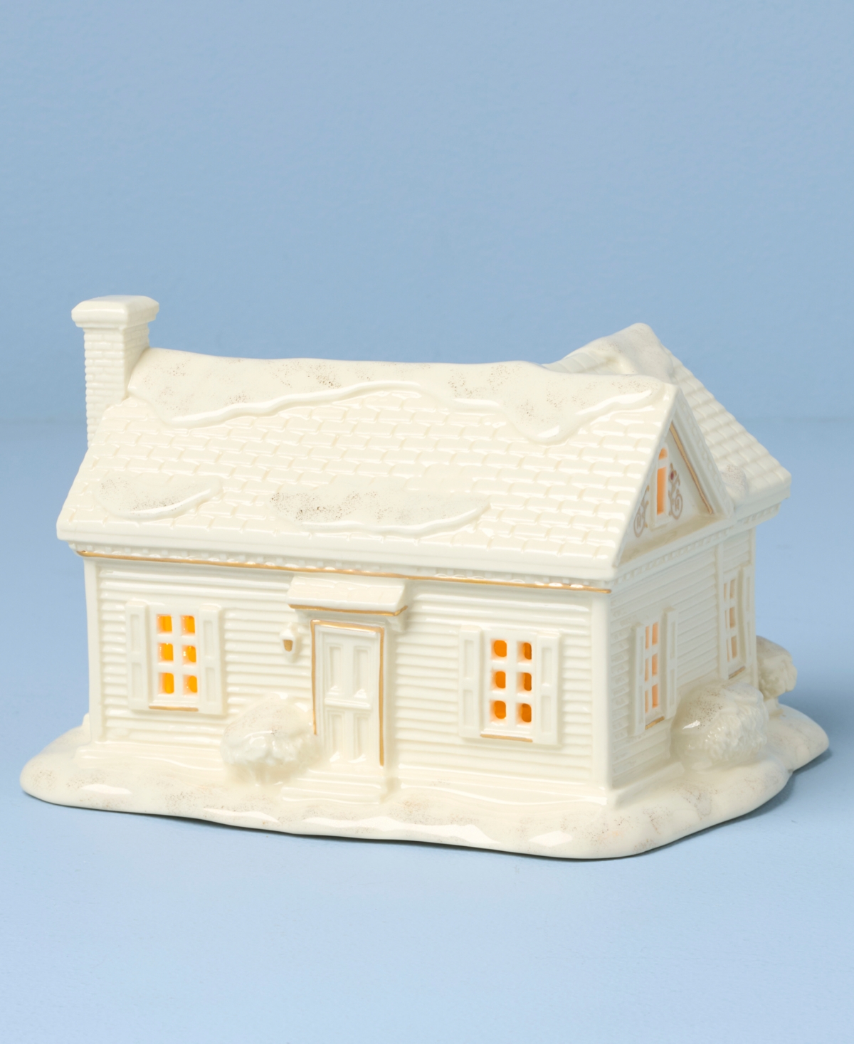 New For 2025! Lenox Mistletoe Park Lit House & Mini Figurines