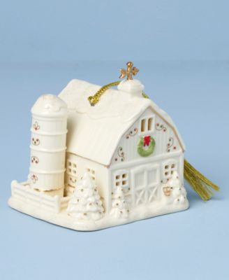 NEW FOR 2025! Mistletoe Park Barn Lit Ornament, Exclusively at Macy's