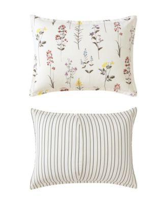 Wildflower Cotton Reversible 3-Pc. Comforter Set, King