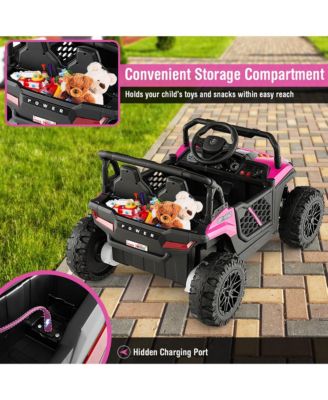 12V Kids Ride on Truck w/Parental Remote 3 Speeds & Reverse Forward Function