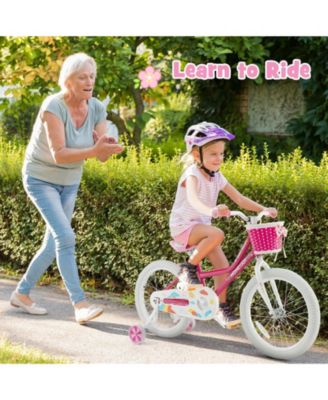 Kids Bicycle 18 Inch Toddler and Kids Bike with Training Wheels for 6-8 Year Old Kids