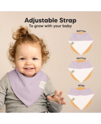 10pk Baby Bandana Bibs, Cotton Baby Drool Bibs for Baby Boy, Girl, Baby Bibs for Infant, Newborn