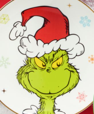 Merry Grinchmas Accent Plates, Set of 4