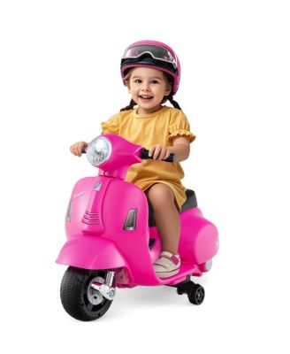 Kids Ride on Motorcycle w/ Training Wheels Headlight Horn 6V Battery