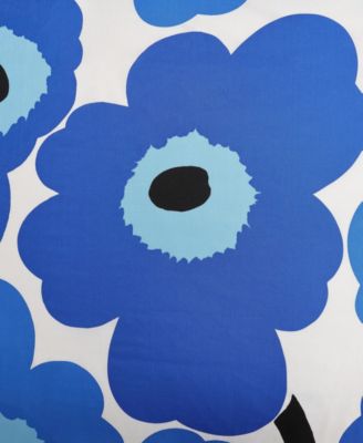 Unikko Cotton Percale 3-Pc. Duvet Cover Set, Full/Queen