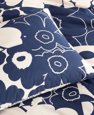 Unikko Kollaasi Cotton 3-Pc. Duvet Cover Set, King