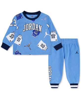 Jordan - Baby Boys Crewneck Top & Jogger Pants, 2 Piece Set