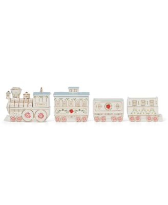 NEW FOR 2025! Village Christmas Porcelain Train Serving Set