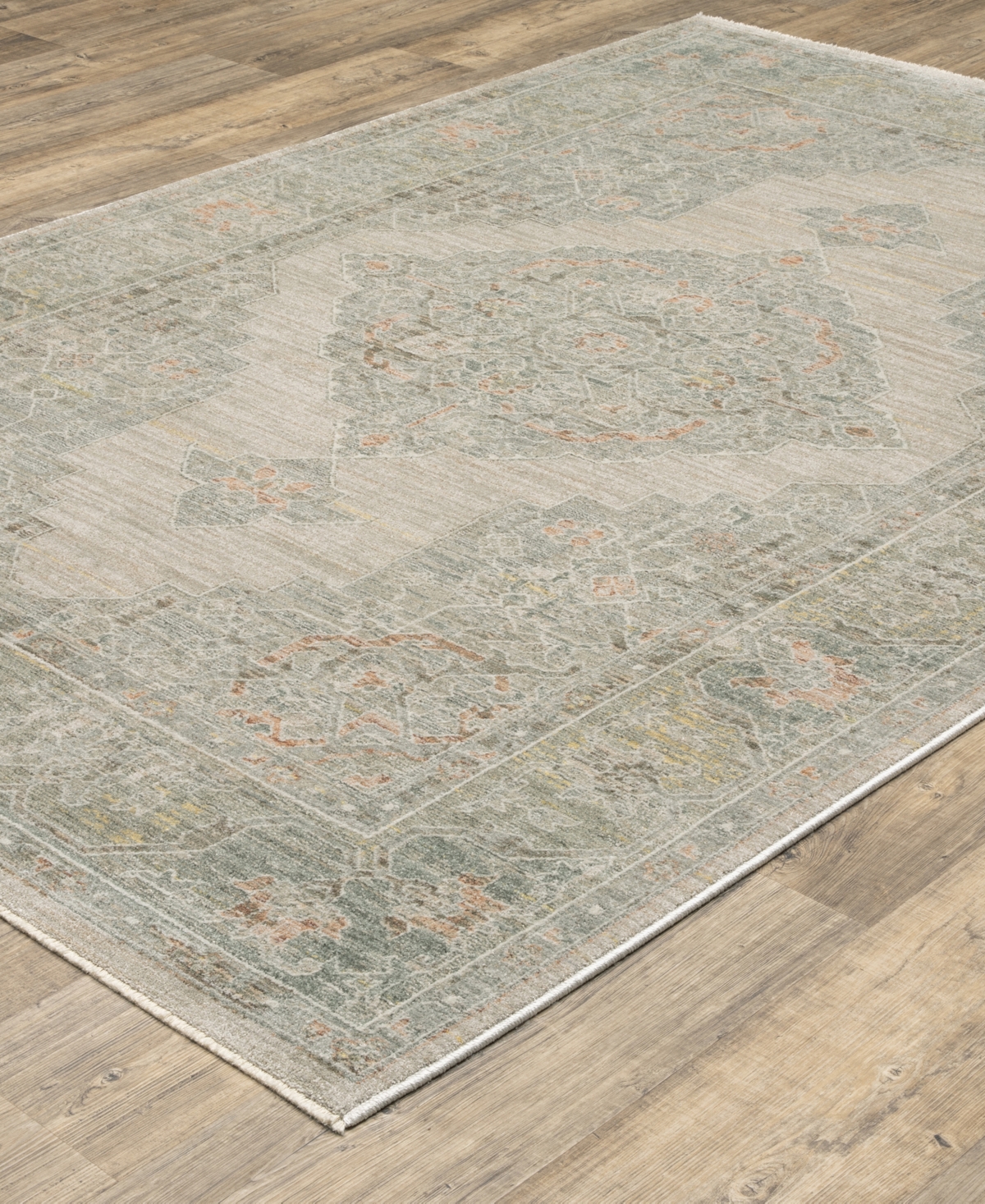 Oriental Weavers Keaton Kea02 2'3"x7'6" Runner Area Rug In Gray