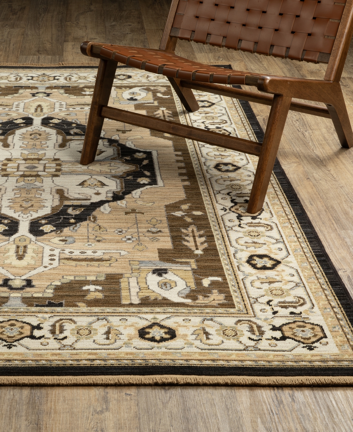 Oriental Weavers Acacia Aca08 2'6"x10' Runner Area Rug In Brown