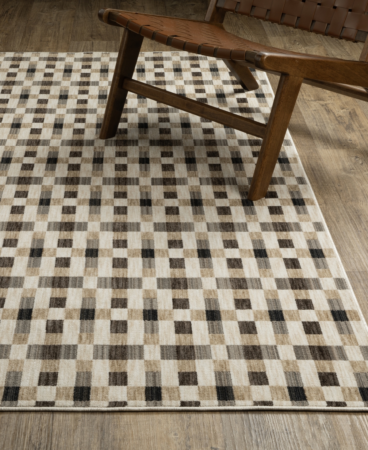 Oriental Weavers Hunter Hnt05 2'3"x7'6" Runner Area Rug In Black