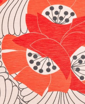 Japanese Poppy Machine Washable DA2177 2'x3' Area Rug