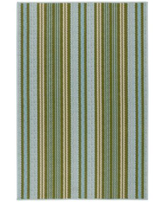 Dash and Albert Rugs by Annie Selke - Caravan Stripe Machine Washable DA2034 8'x10' Area Rug