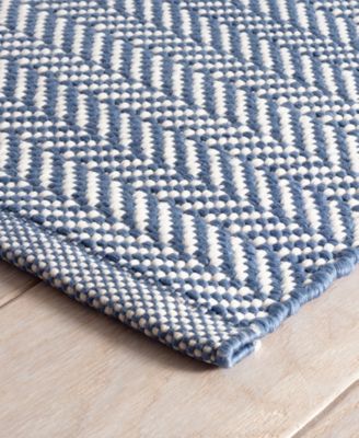 Dash And Albert Rugs By Annie Dash Albert Rugs By Annie Selke Herringbone Indoor Outdoor Da395 Rug Collection In Blue