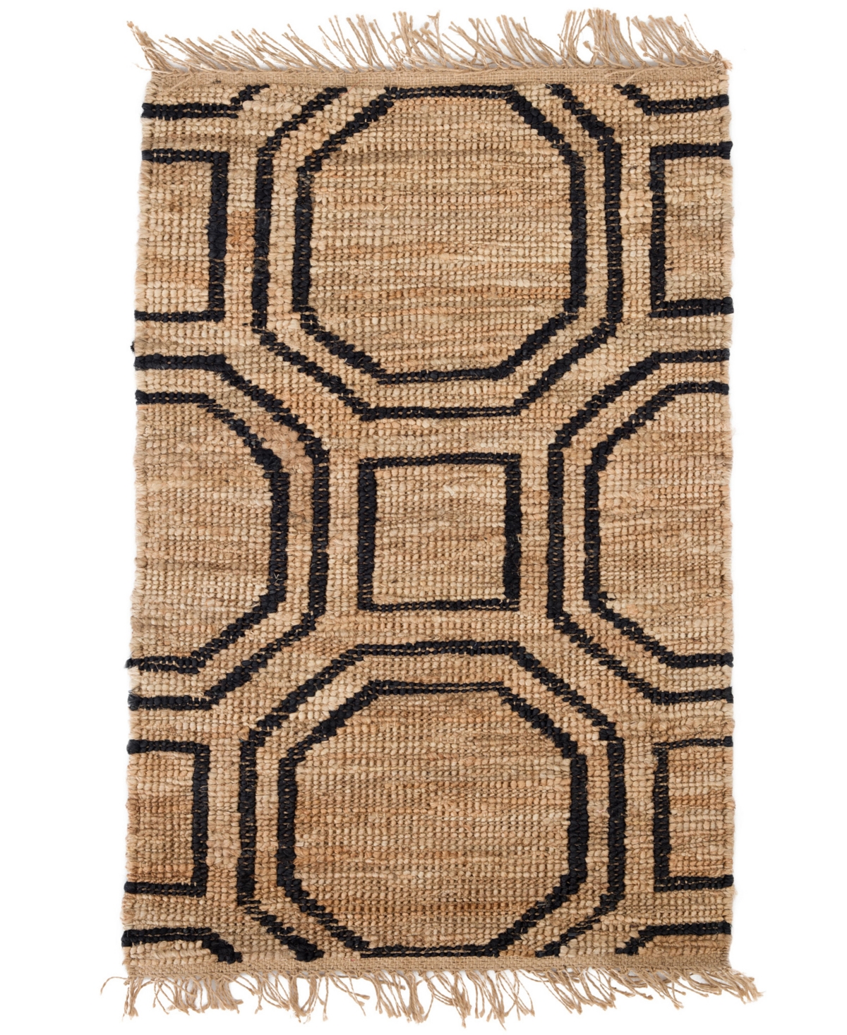 Dash And Albert Rugs By Annie Selke Hexile Da798 5'x8' Area Rug In Brown