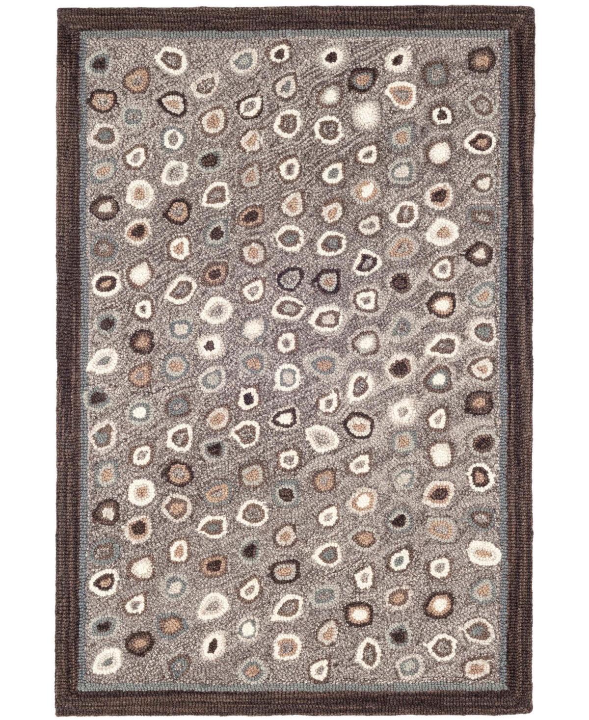 Dash And Albert Rugs By Annie Selke Cat's Paw Rda288 6'x9' Area Rug In Gray