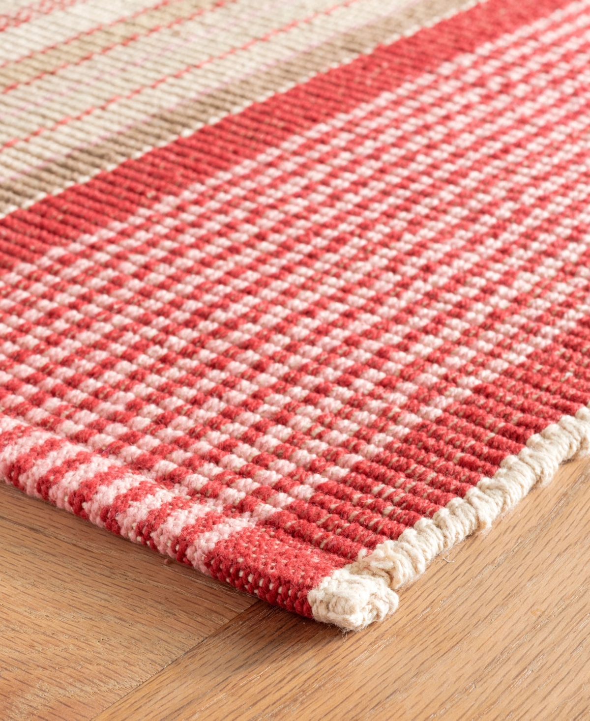 Dash And Albert Rugs By Annie Selke Framboise Prsfr 6'x9' Area Rug In Red