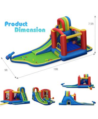 Inflatable Kid Bounce House Slide Climbing Splash Pool Jumping Castle