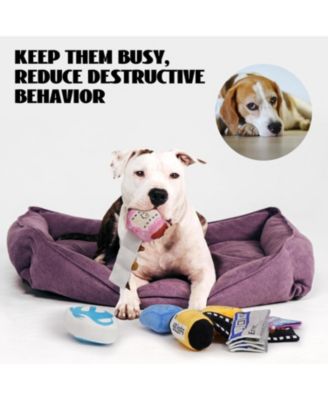 7 PCS Retro Tech Plush Toy Set, gift,Y2K Nostalgia Icons,Gift from Early 2000's, Enrichment Toys for Small and Medium Dogs