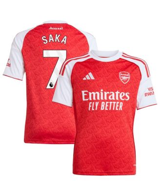 adidas - Big Boys and Girls Bukayo Saka Red Arsenal 2025/26 Home Replica Player Jersey
