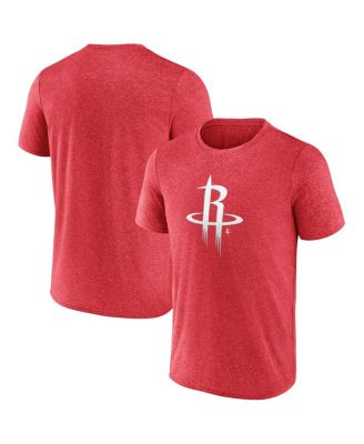 Fanatics - Men's Heather Red Houston Rockets Iconic Overtime T-Shirt